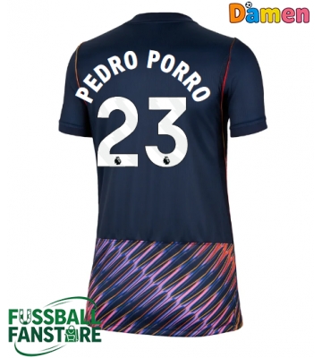 Tottenham Hotspur Pedro Porro #23 Replik Auswärtstrikot Damen 2026-27 Kurzarm